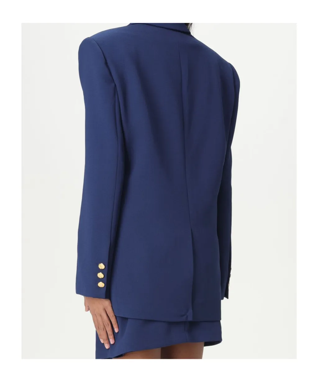Single-Breasted Oversized Jacket