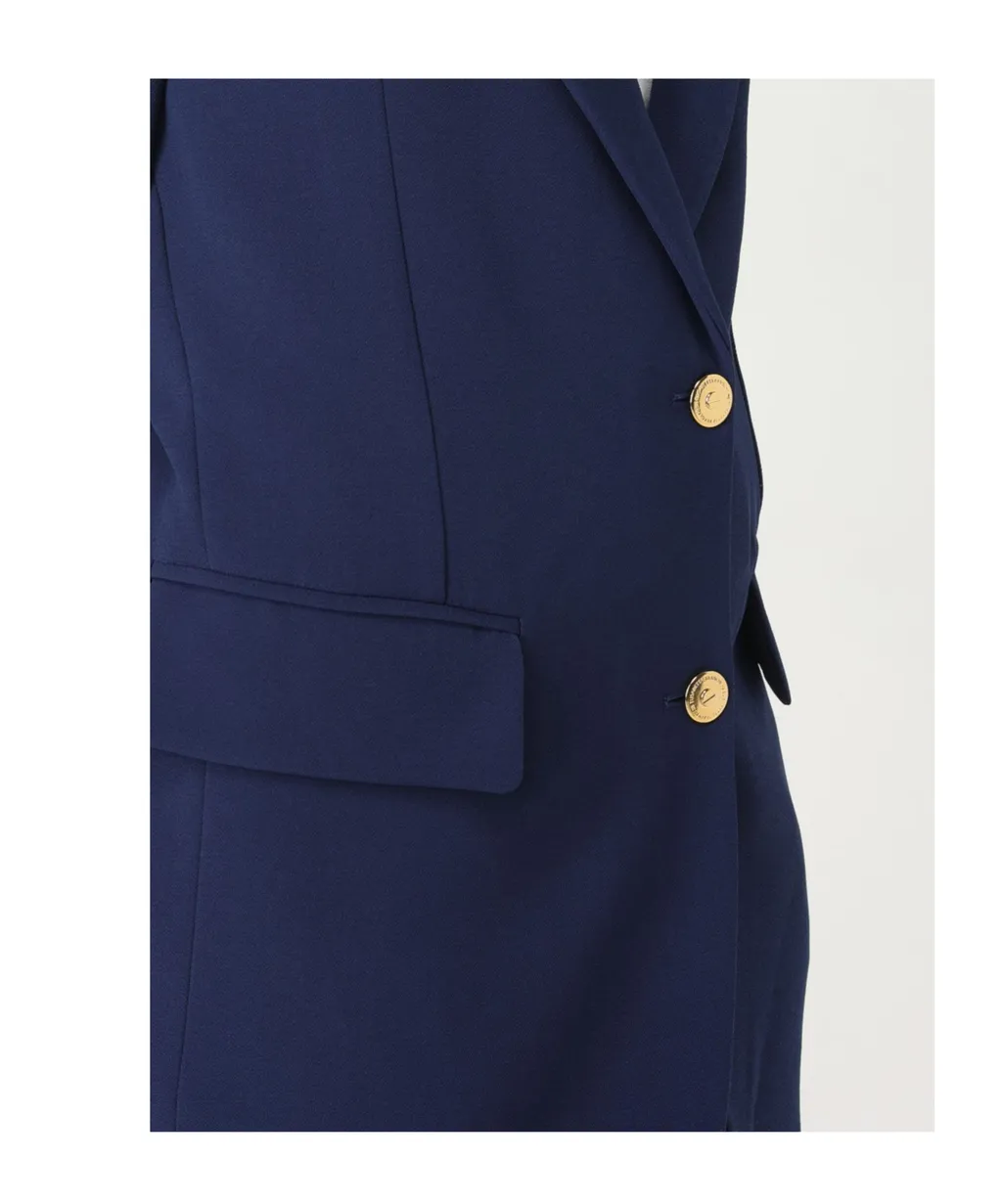 Single-Breasted Oversized Jacket