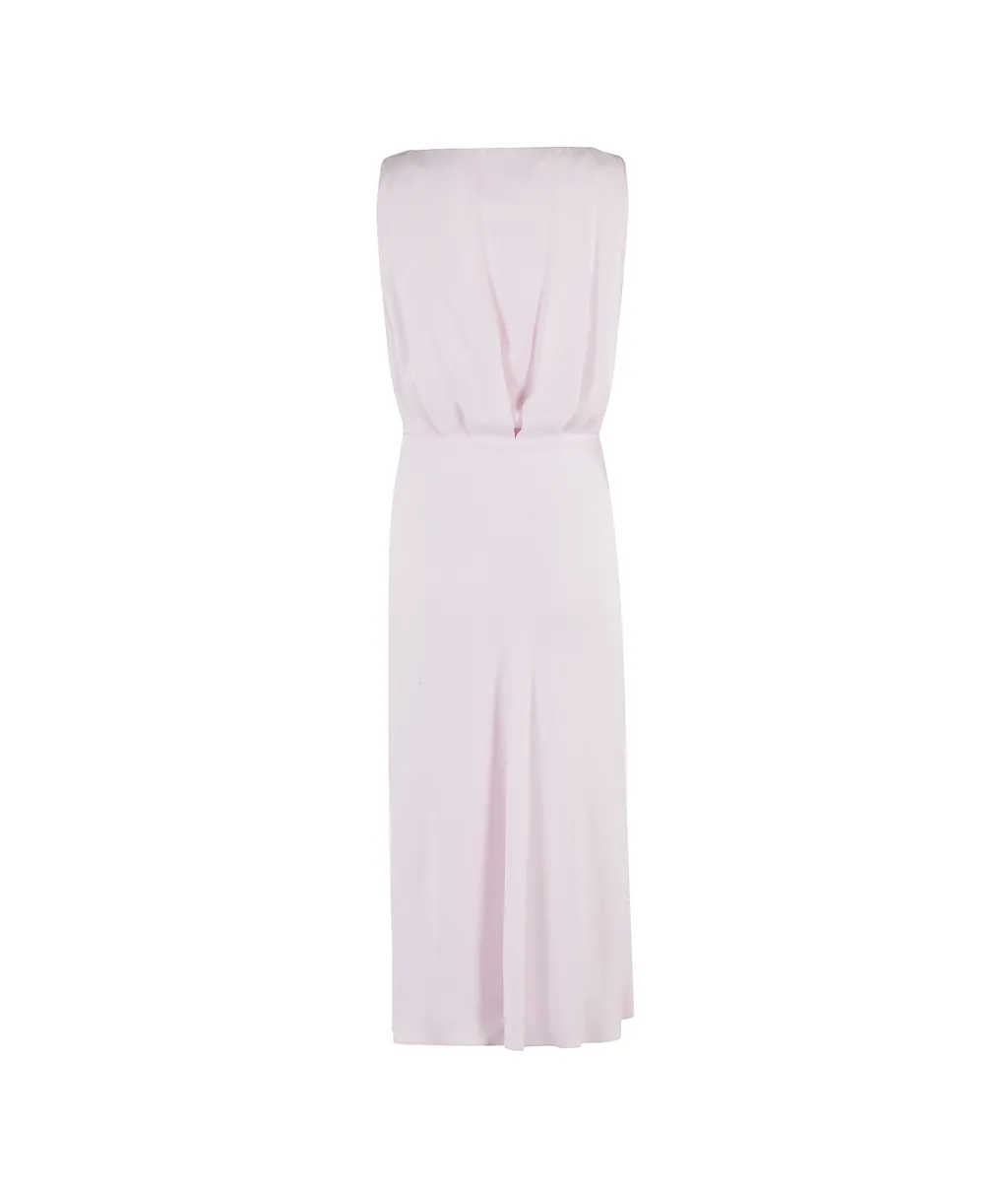 CrÊPe-Back Satin Dress