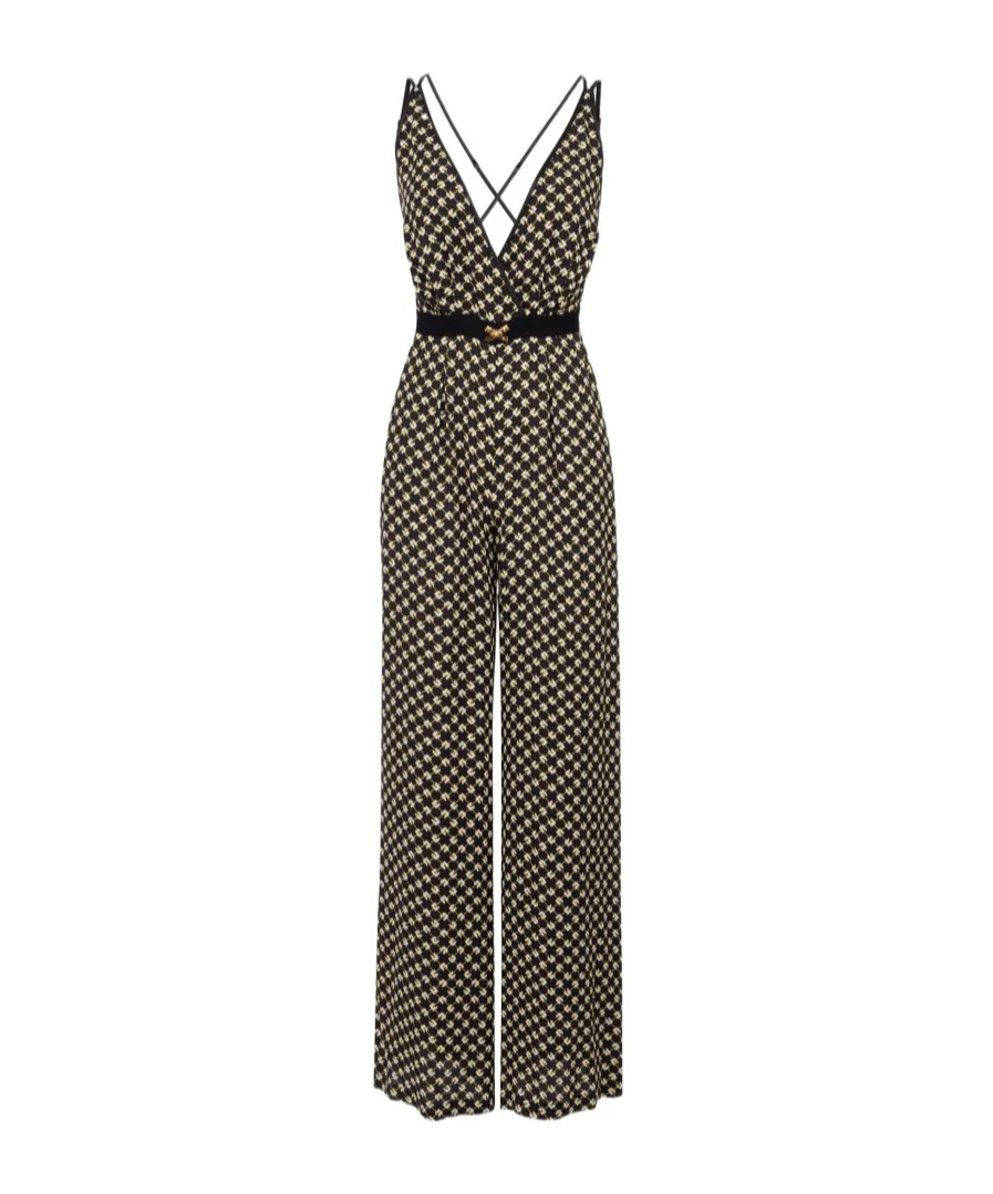Georgette Diamond Printed Jumpsuit
