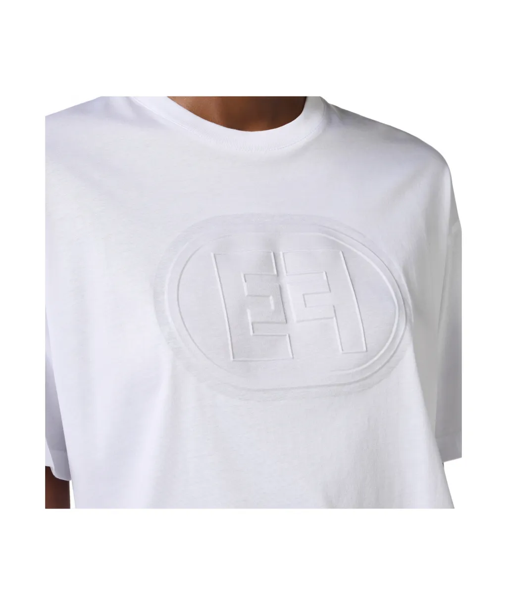 Logo Embossed Jersey T-Shirt
