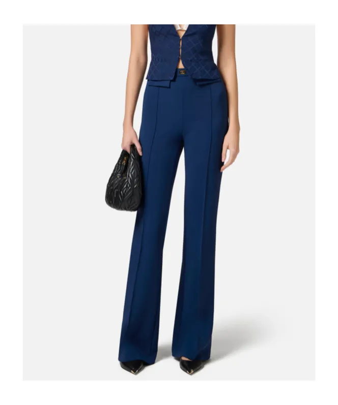 Logo Plaque CrÊPe Trousers