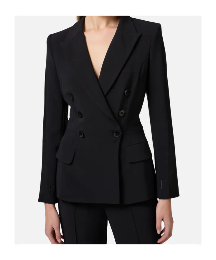 Satin Bands CrÊPe Jacket