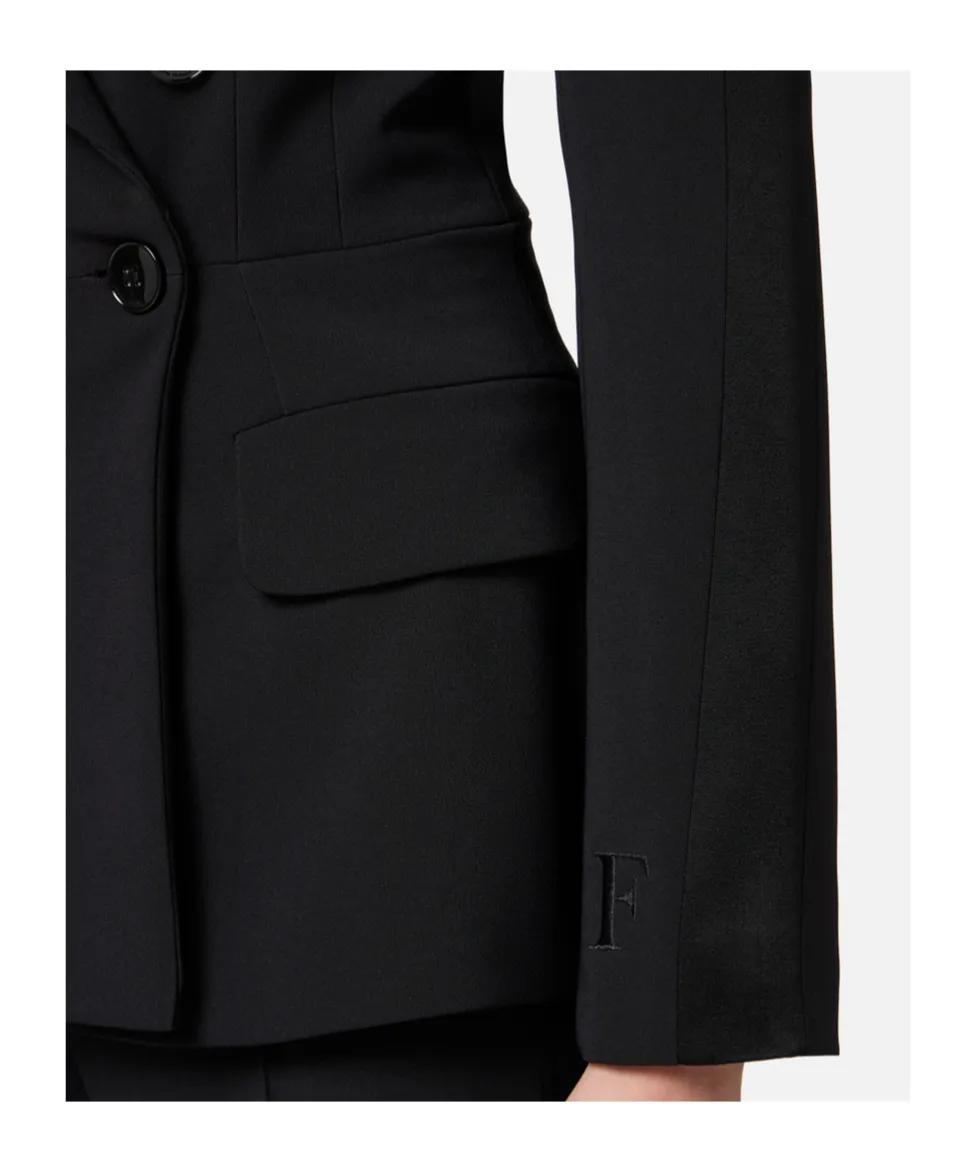 Satin Bands CrÊPe Jacket