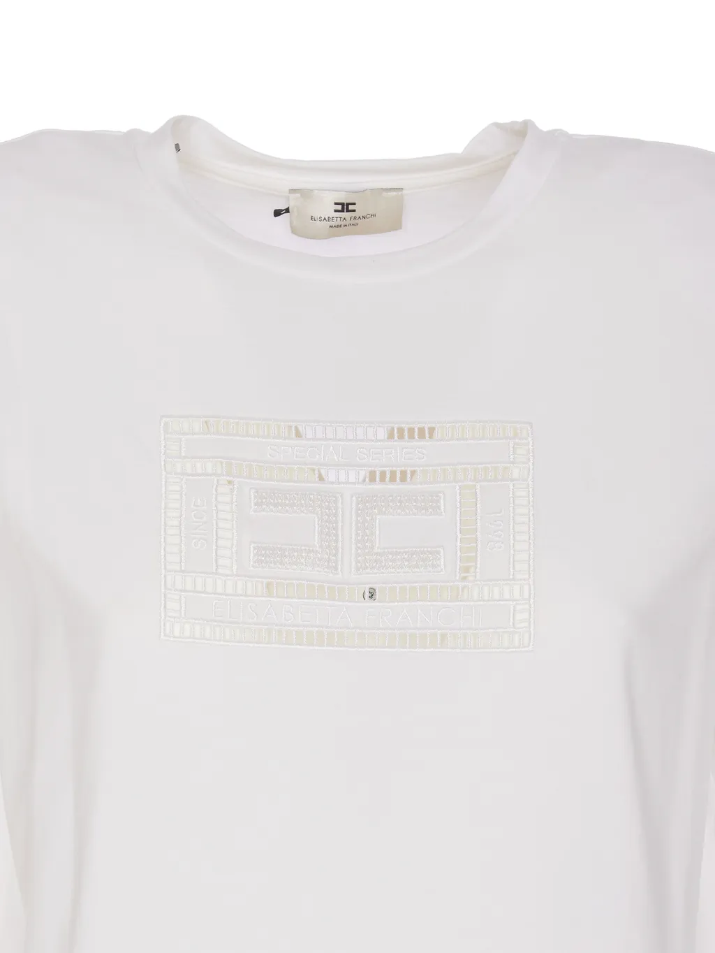 Logo Embroidered Crewneck T-Shirt