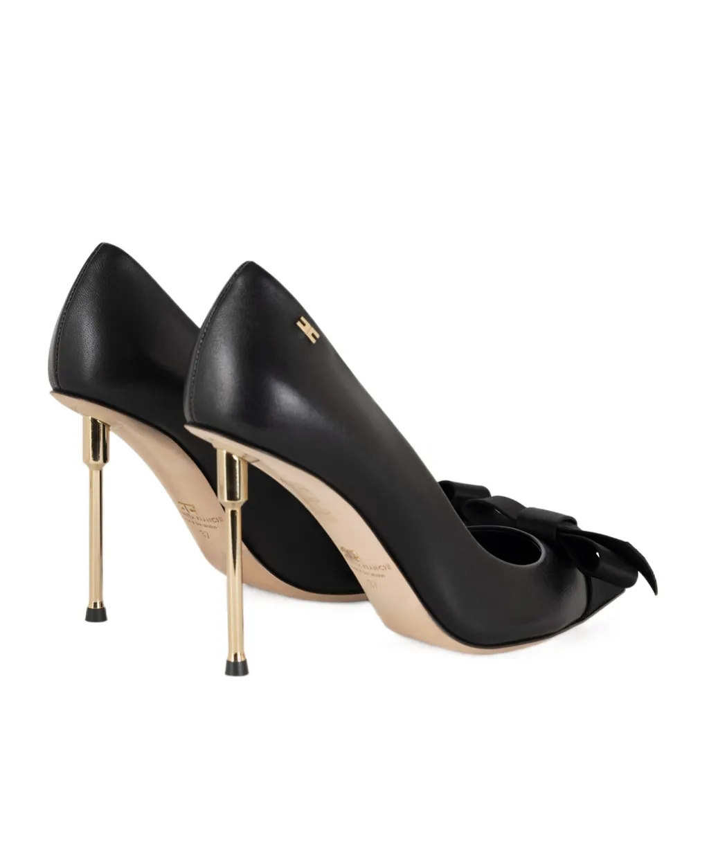 Satin Bow Pumps