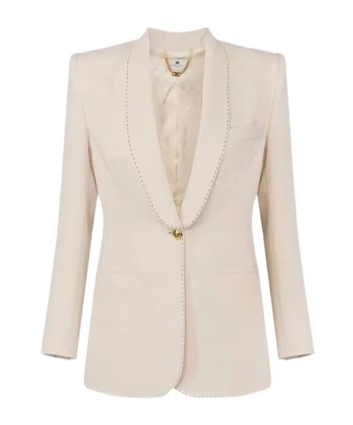 Single-Breasted Tailored Blazer