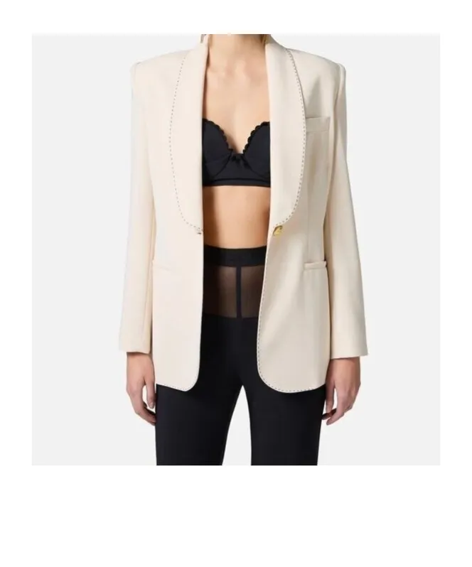 Single-Breasted Tailored Blazer