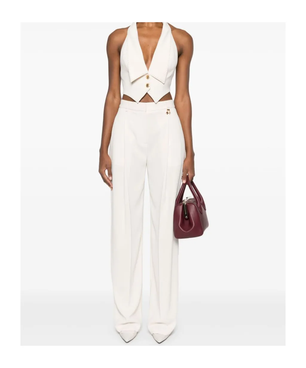 Straight-Leg Tailored Trousers