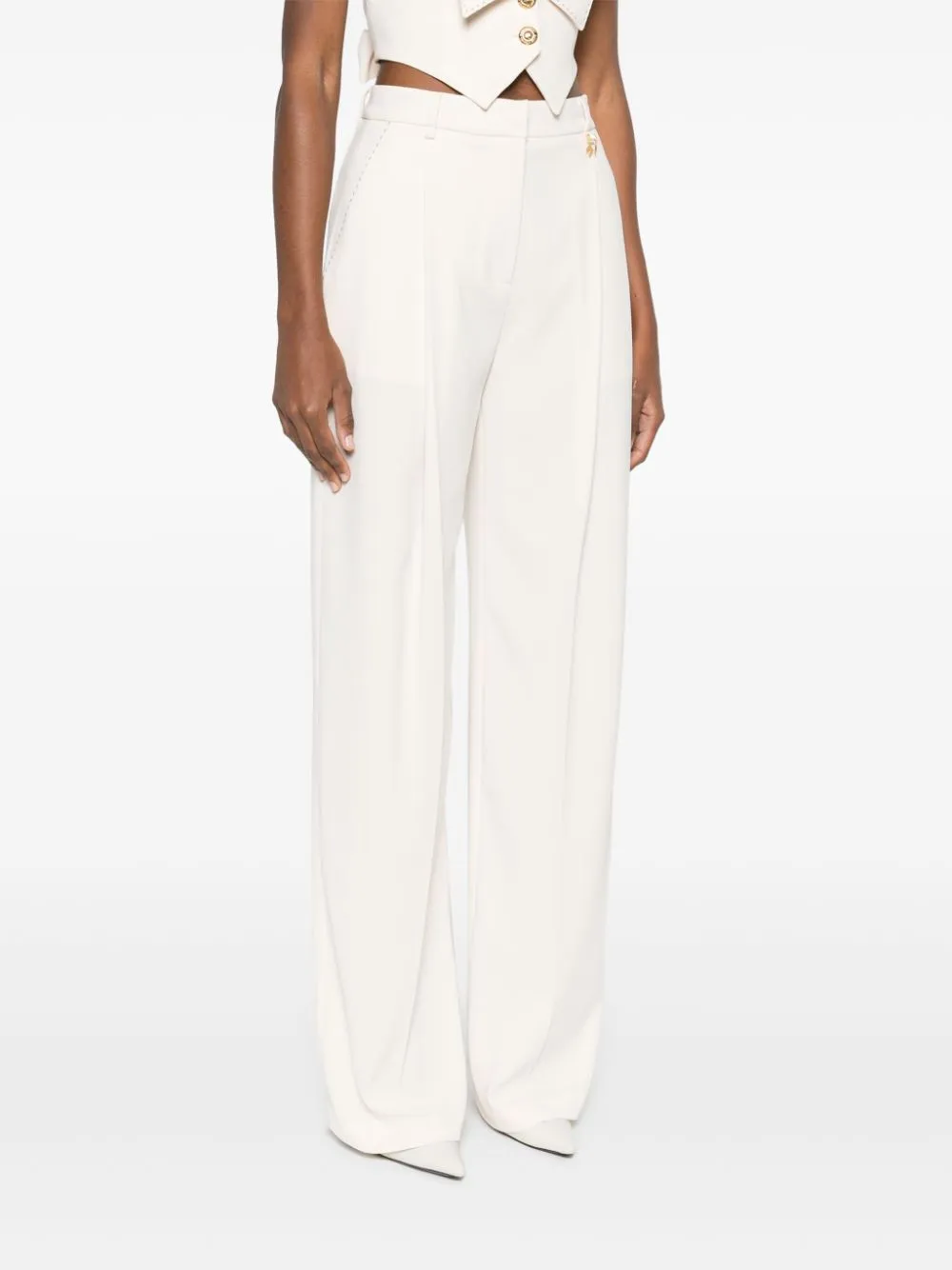 Straight-Leg Tailored Trousers