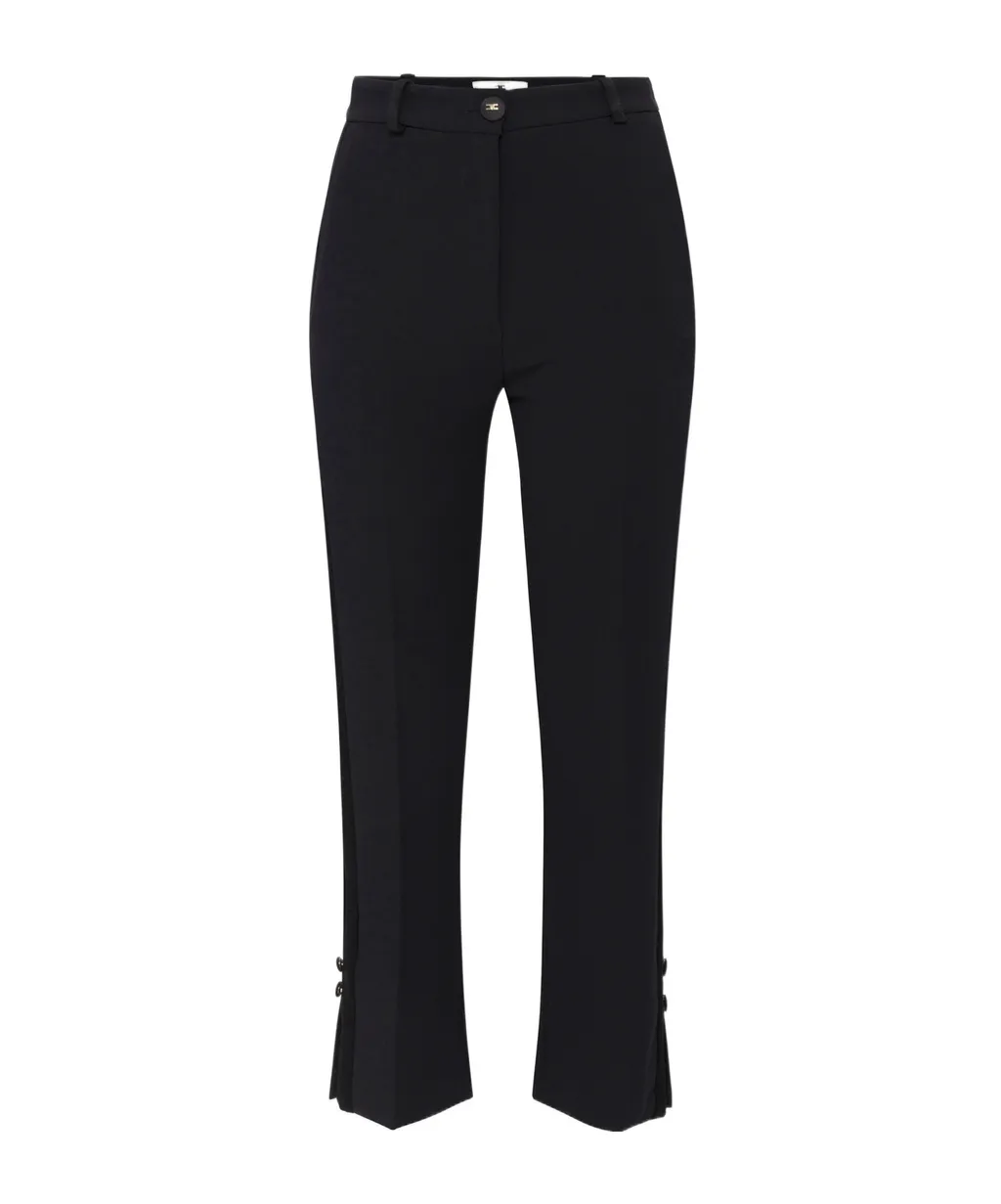 Satin Bands CrÊPe Tuxedo Trousers