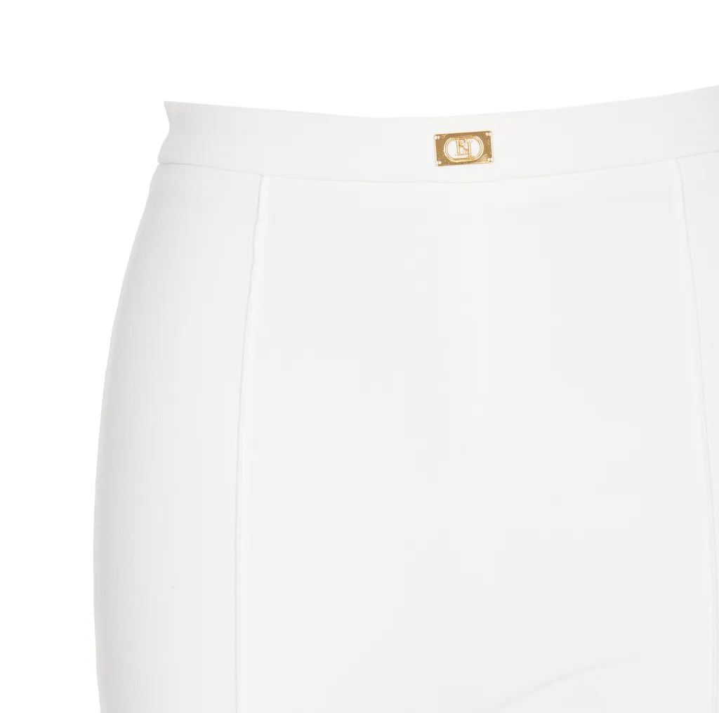 CrÊPe Bell-Bottom Trousers