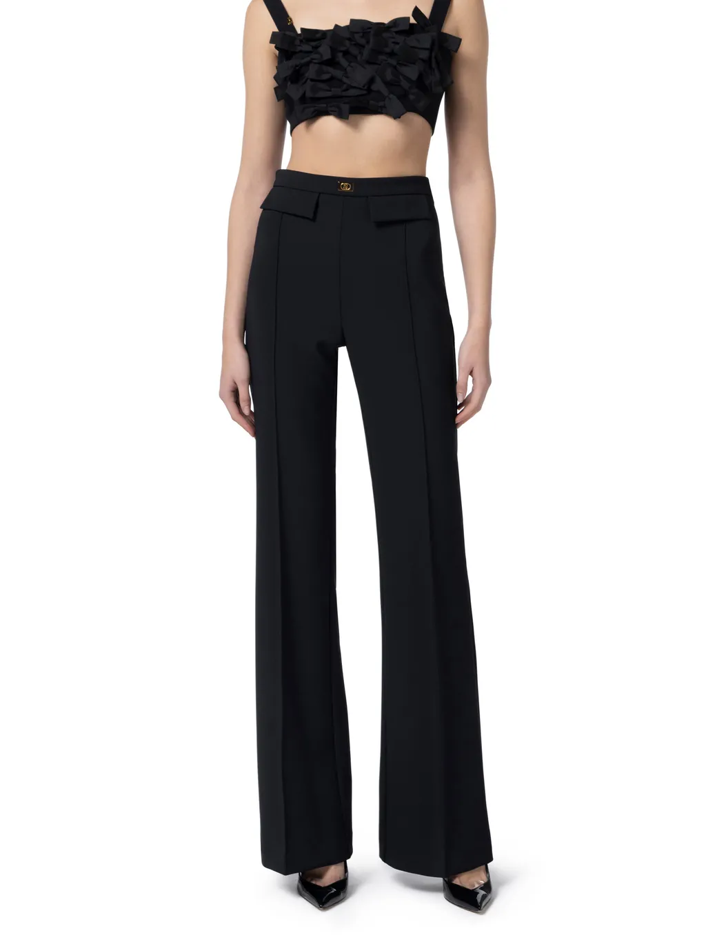 Logo Plaque CrÊPe Trousers