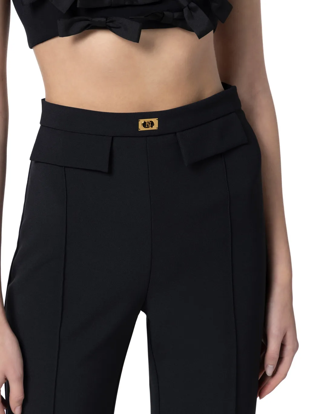 Logo Plaque CrÊPe Trousers