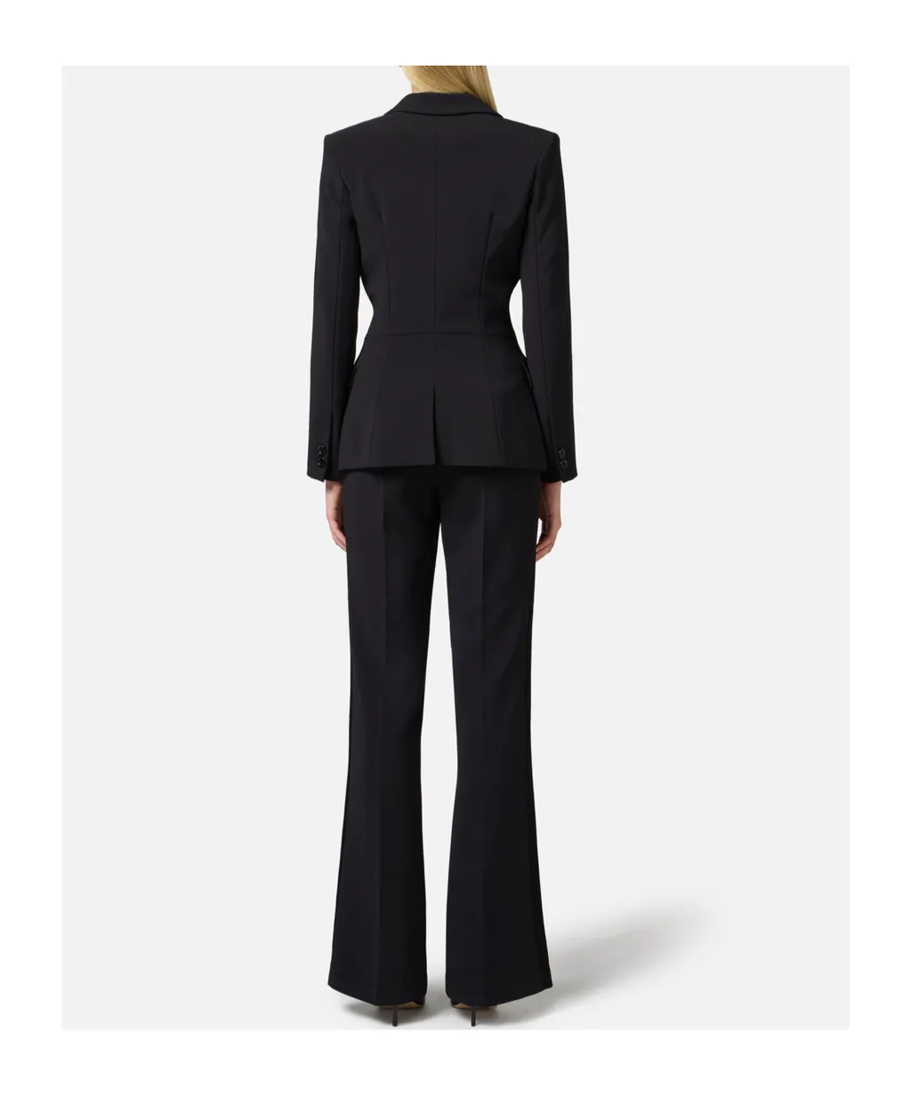 CrÊPe Double-Breasted Tailored Suit