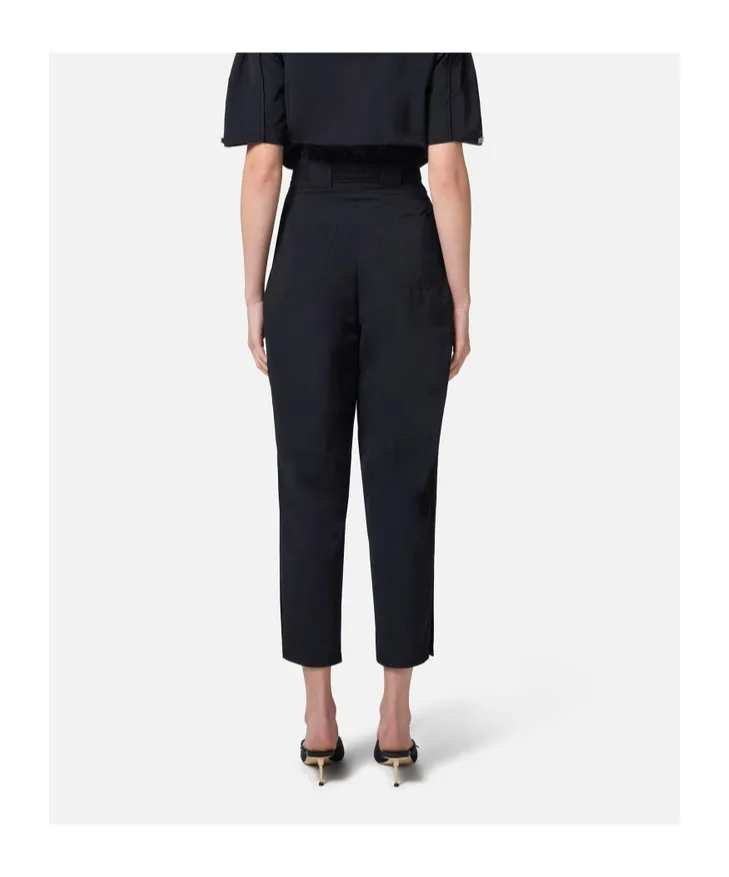 Technical Voile Belted Trousers