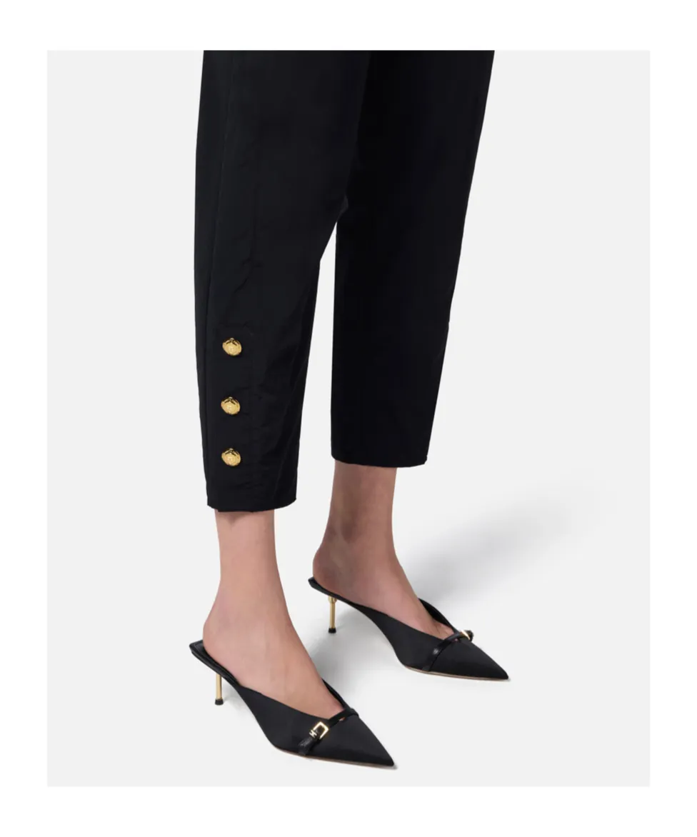 Technical Voile Belted Trousers