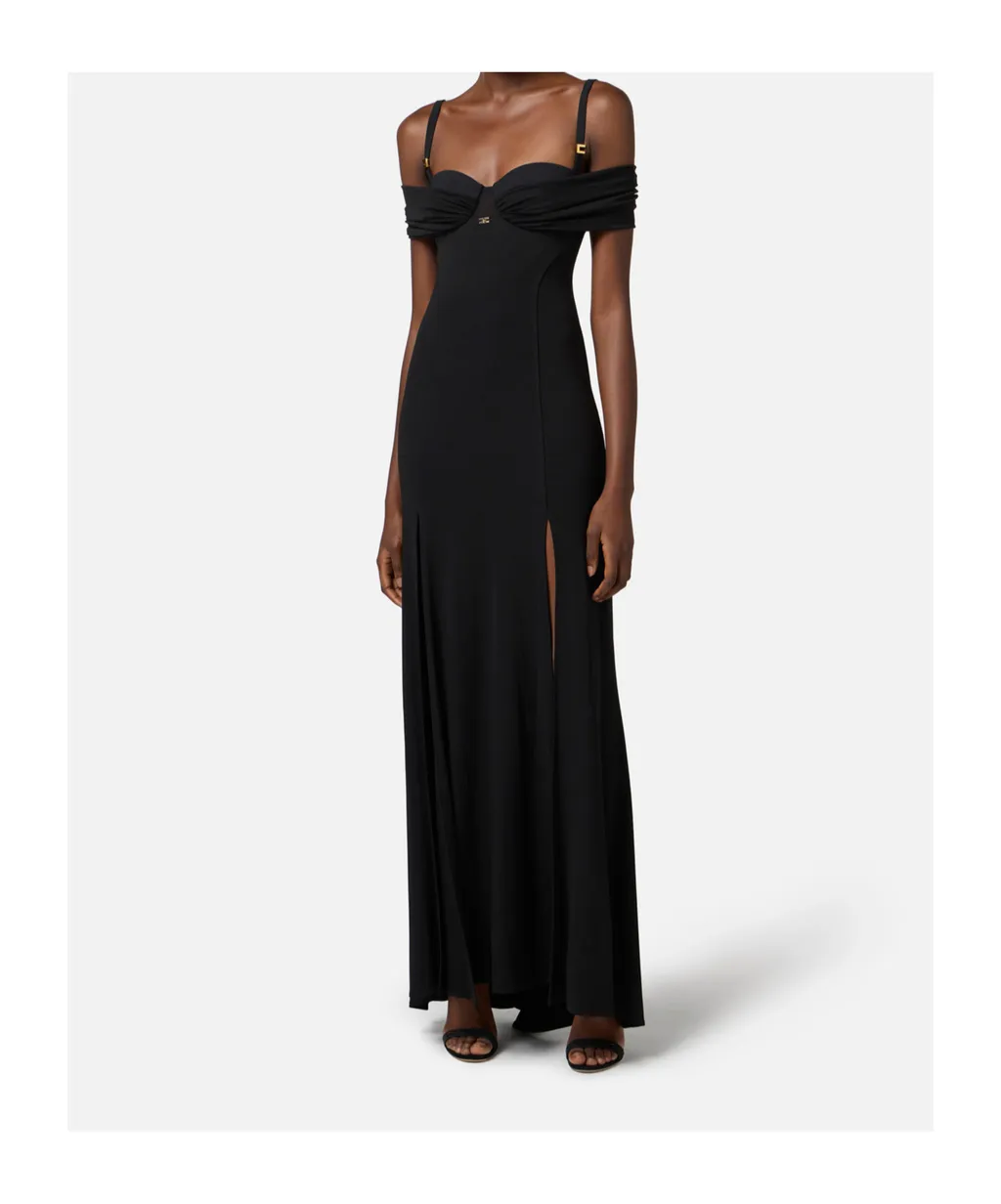 Corset Red Carpet Crepe Jersey Dress