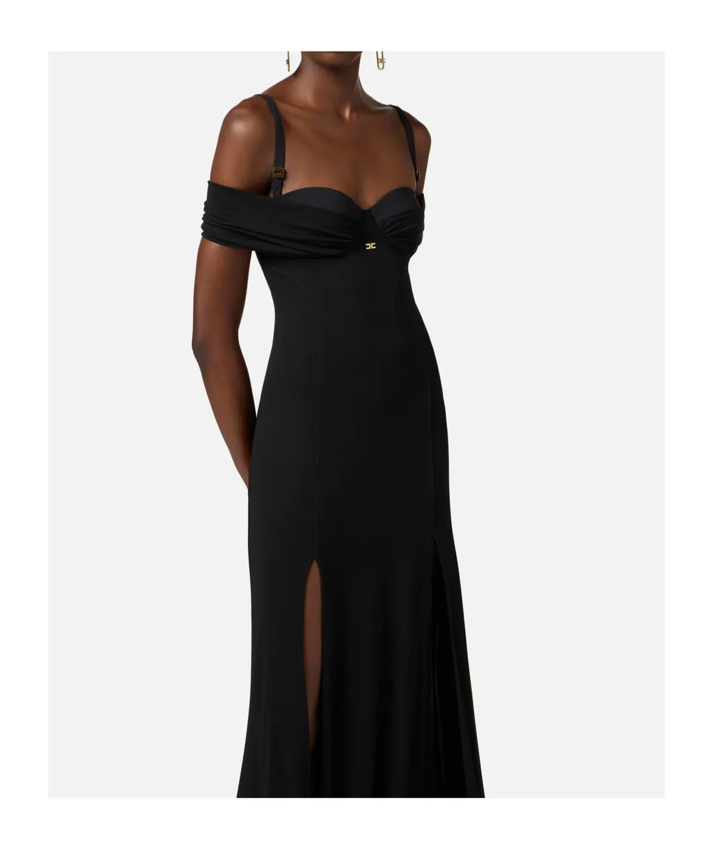 Corset Red Carpet Crepe Jersey Dress