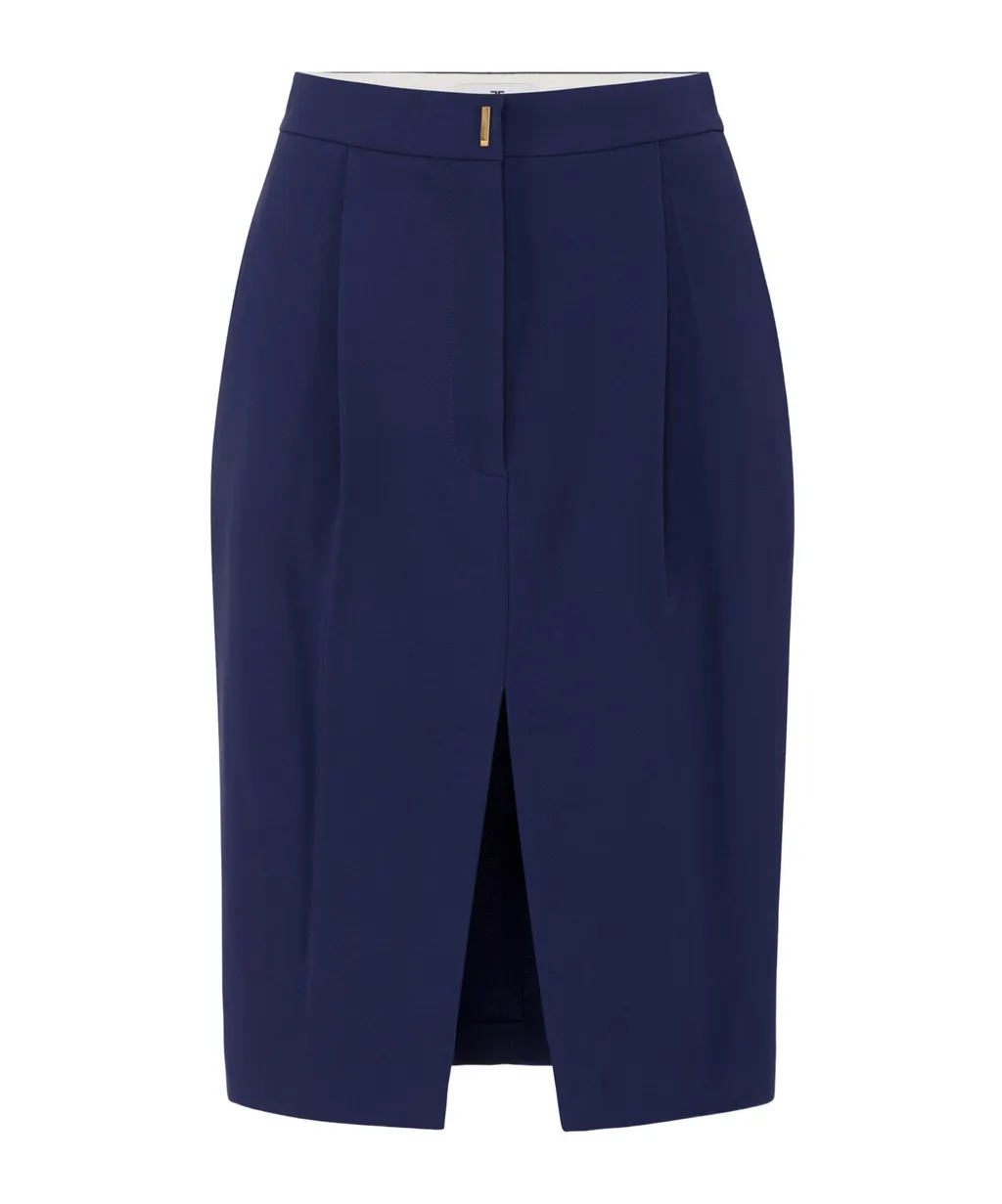 Skirt With Slit Hem