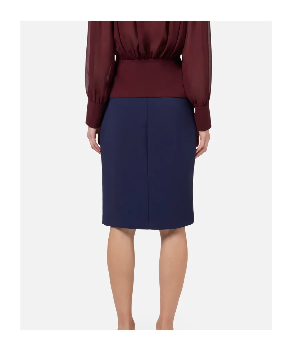 Skirt With Slit Hem