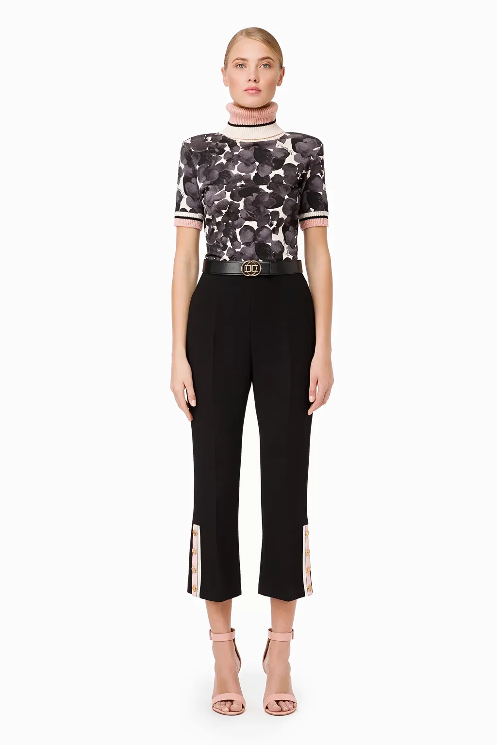 Belted Capri Trousers