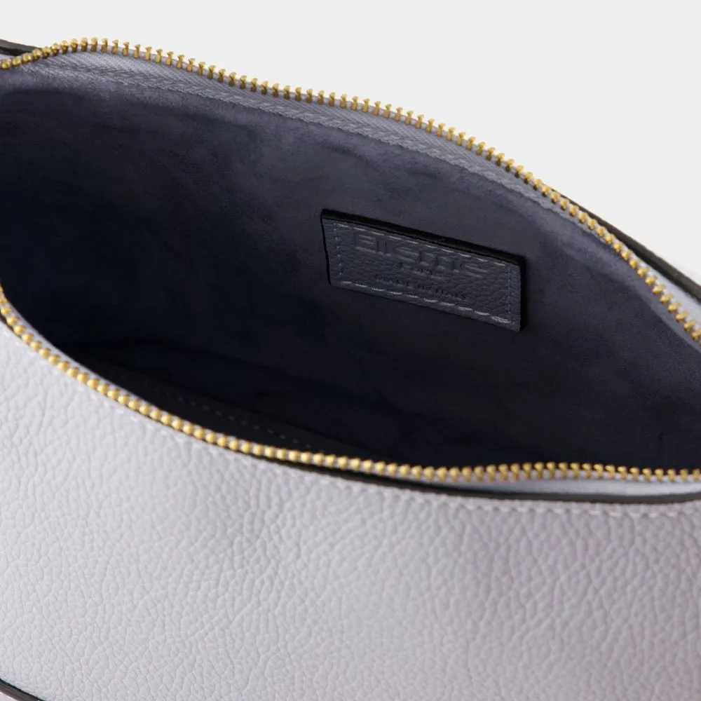 Loop Pebbled Zipped Hobo Bag