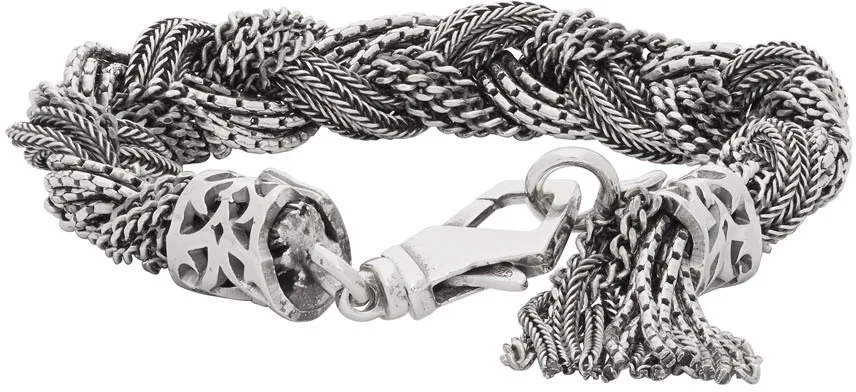 Large Mixed Braided Bracelet