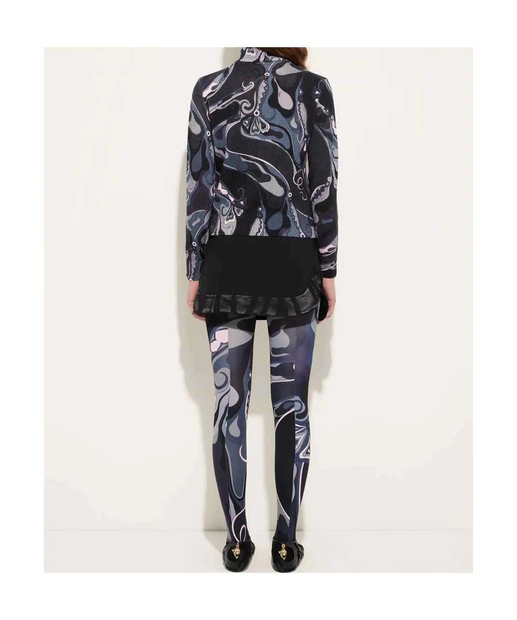Printed Turtleneck Knitwear