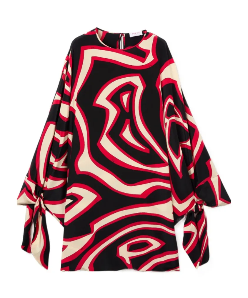 Printed Kaftan Top