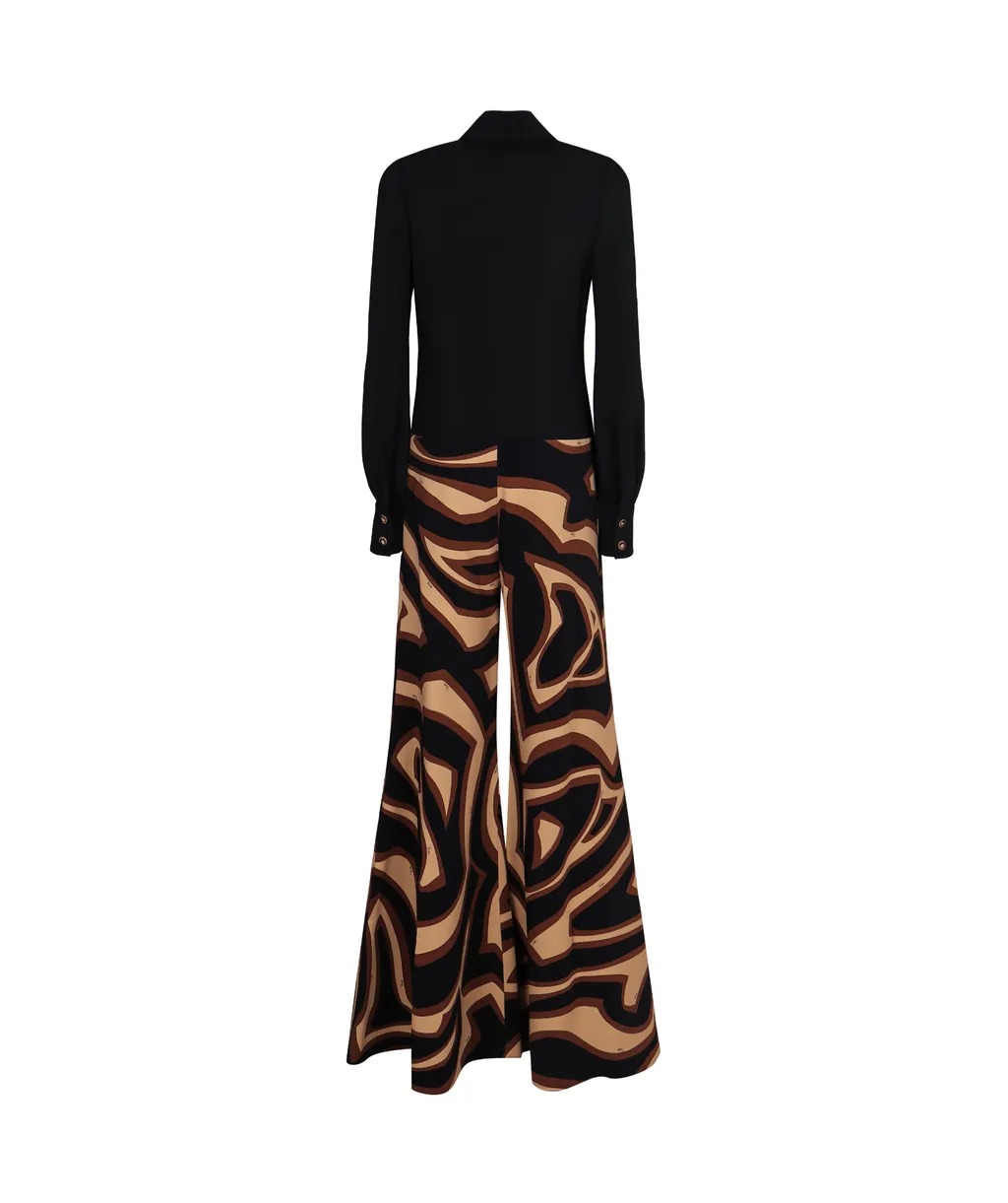 Labyrinth Print Jumpsuit