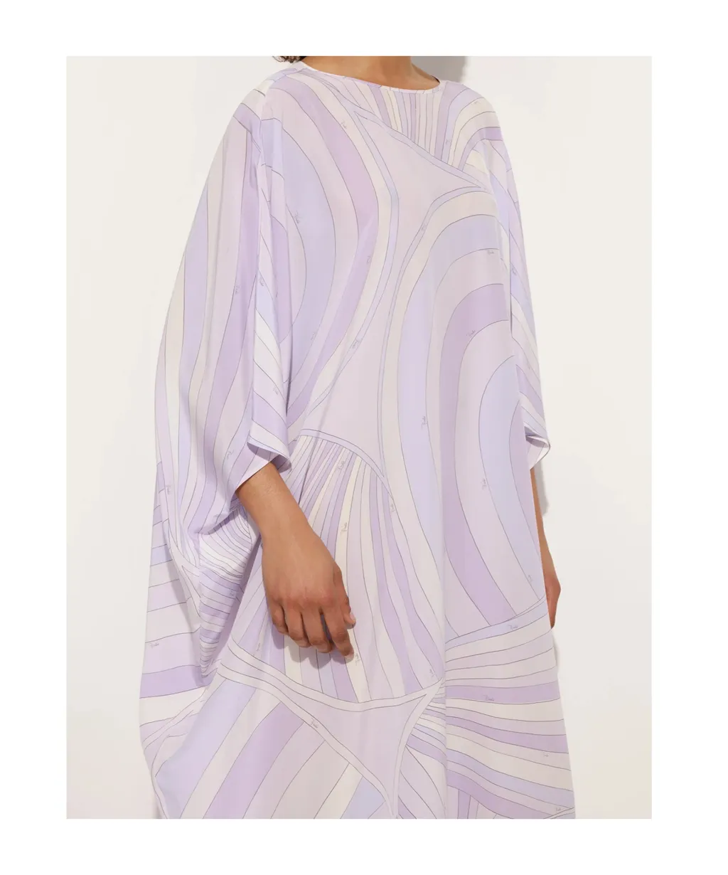 Iride Printed Long Kaftan