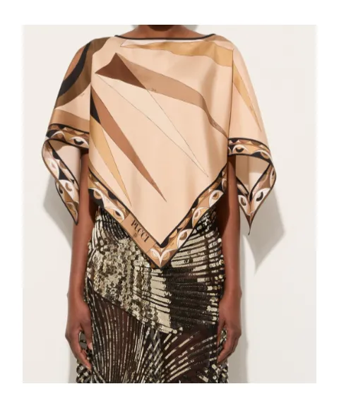 Hawaii Print Kaftan Top