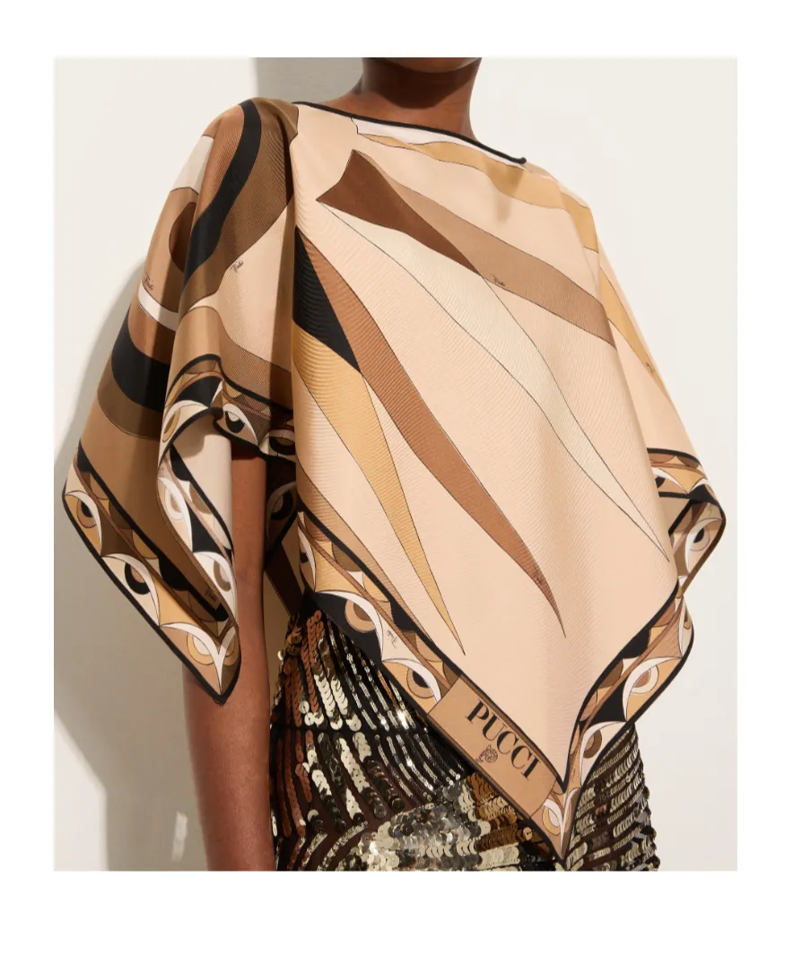 Hawaii Print Kaftan Top