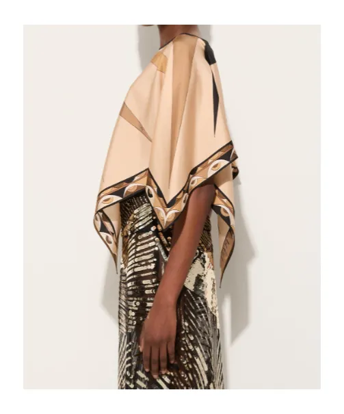 Hawaii Print Kaftan Top