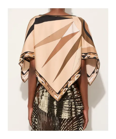 Hawaii Print Kaftan Top
