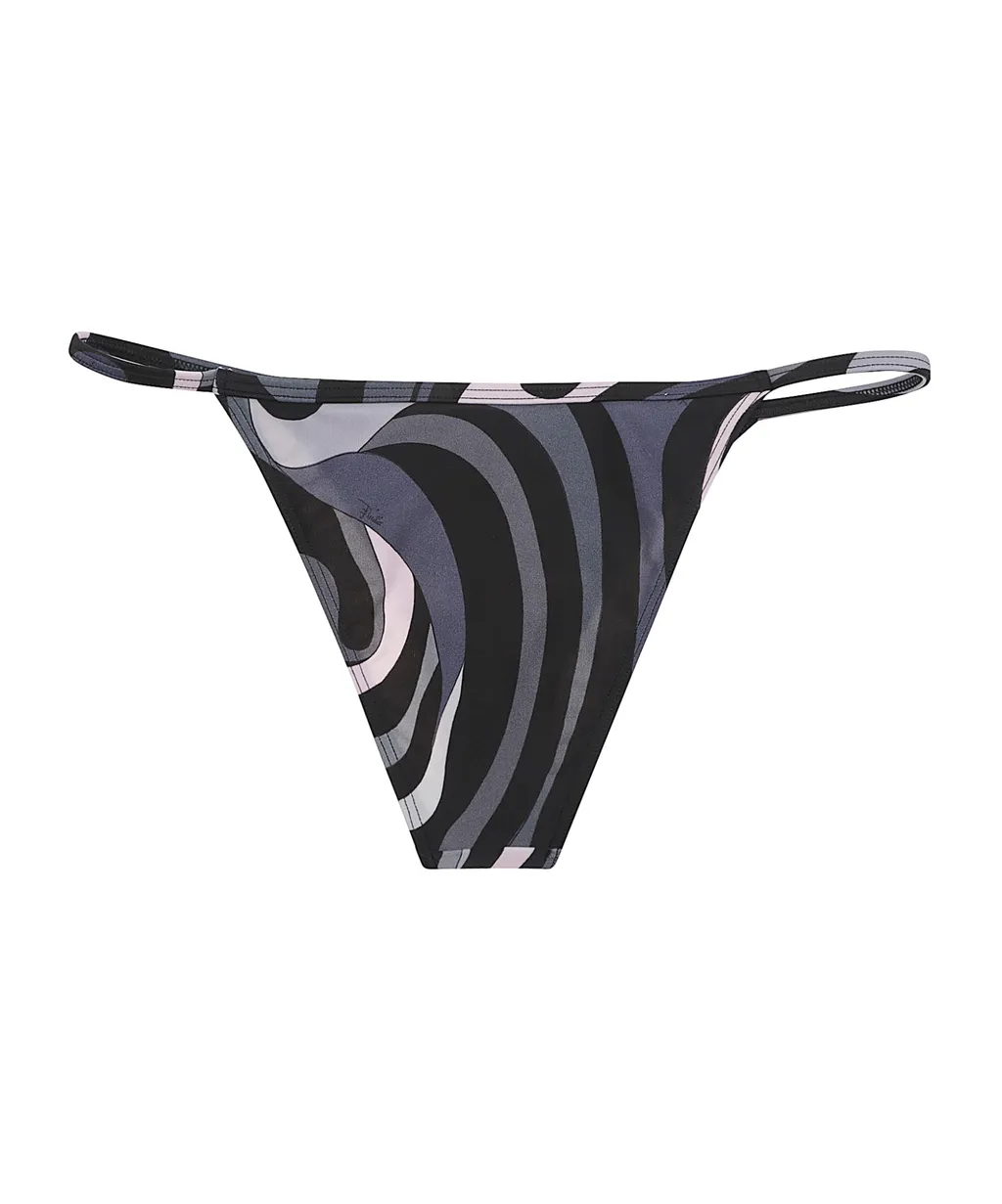Swirl Print Bikini Bottom