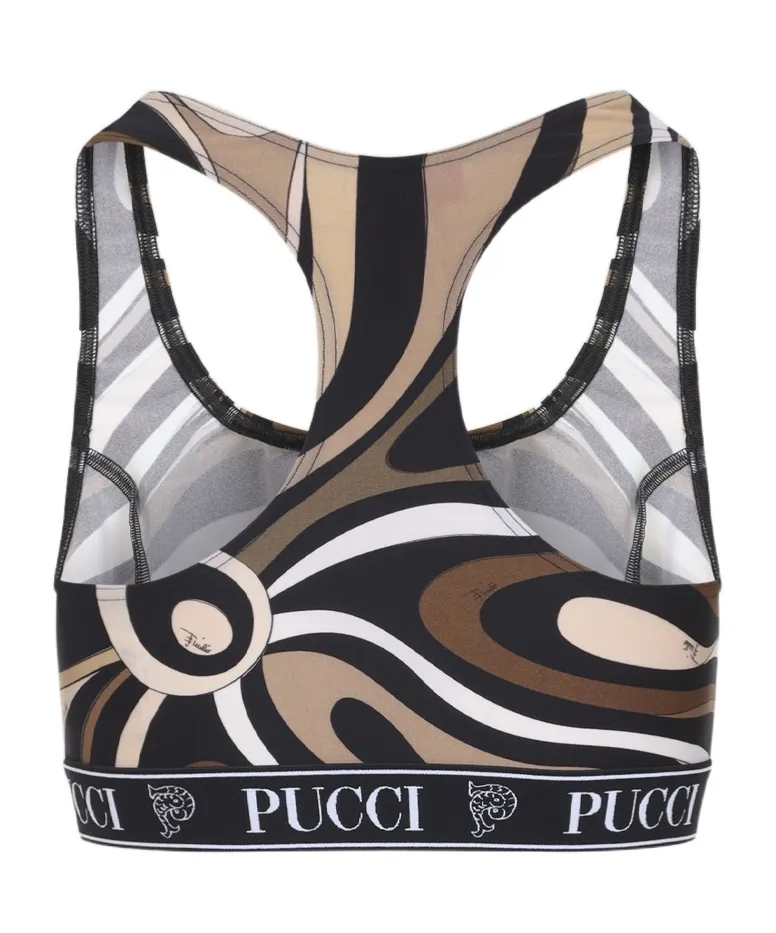 Logo Band Activewear Top