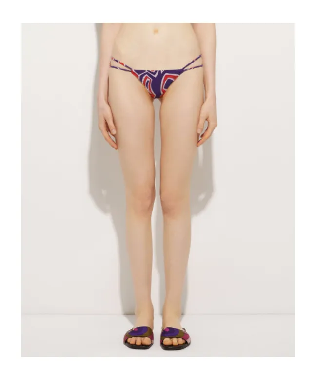 Labirinto Print V-Cut Bikini Bottom