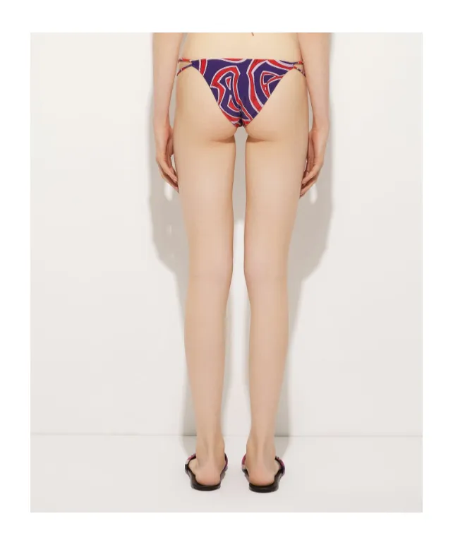 Labirinto Print V-Cut Bikini Bottom