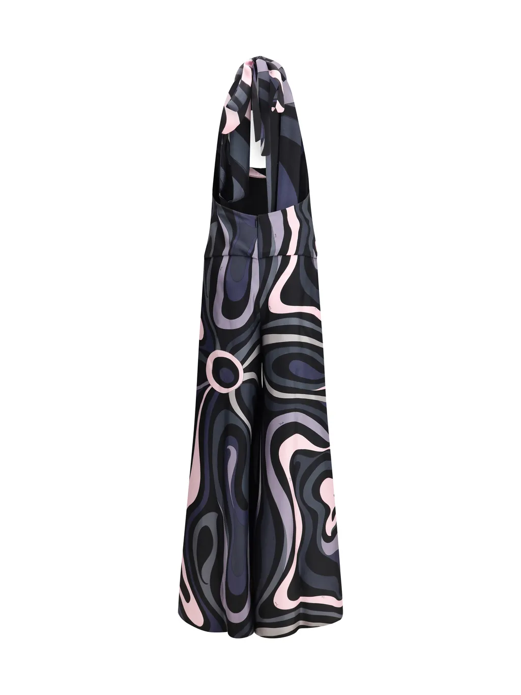 V-Neck Printed Sleeveless Jumpsuit