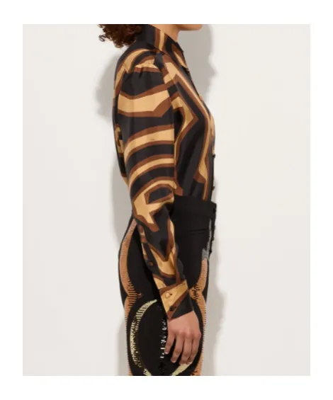 Labirinto Printed Twill Shirt
