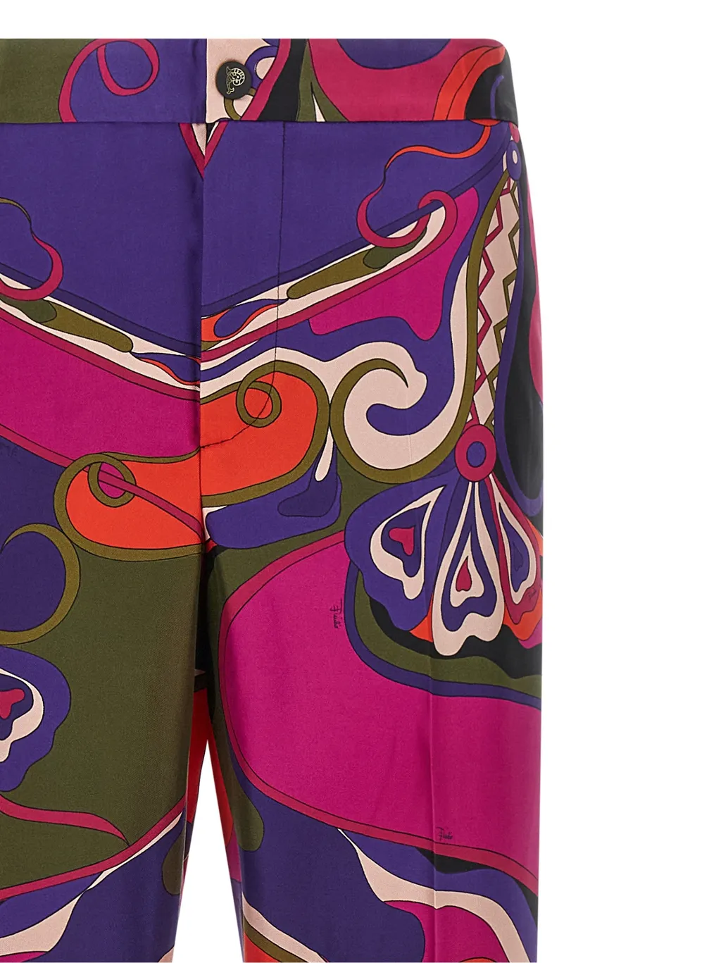 Printed Silk Pants
