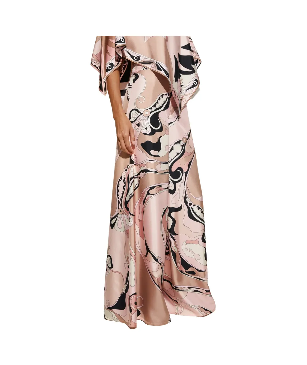 Wide Leg Patterned Pants