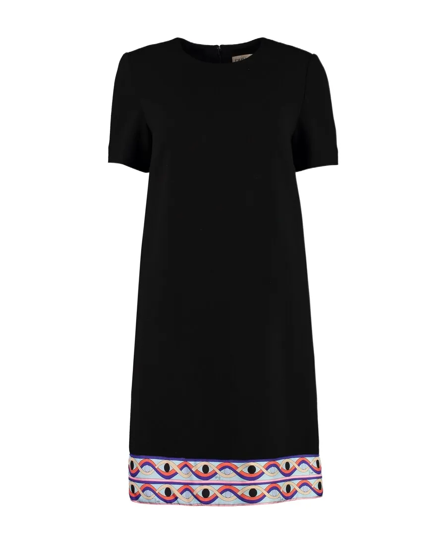 Contrast Hem Mini Dress