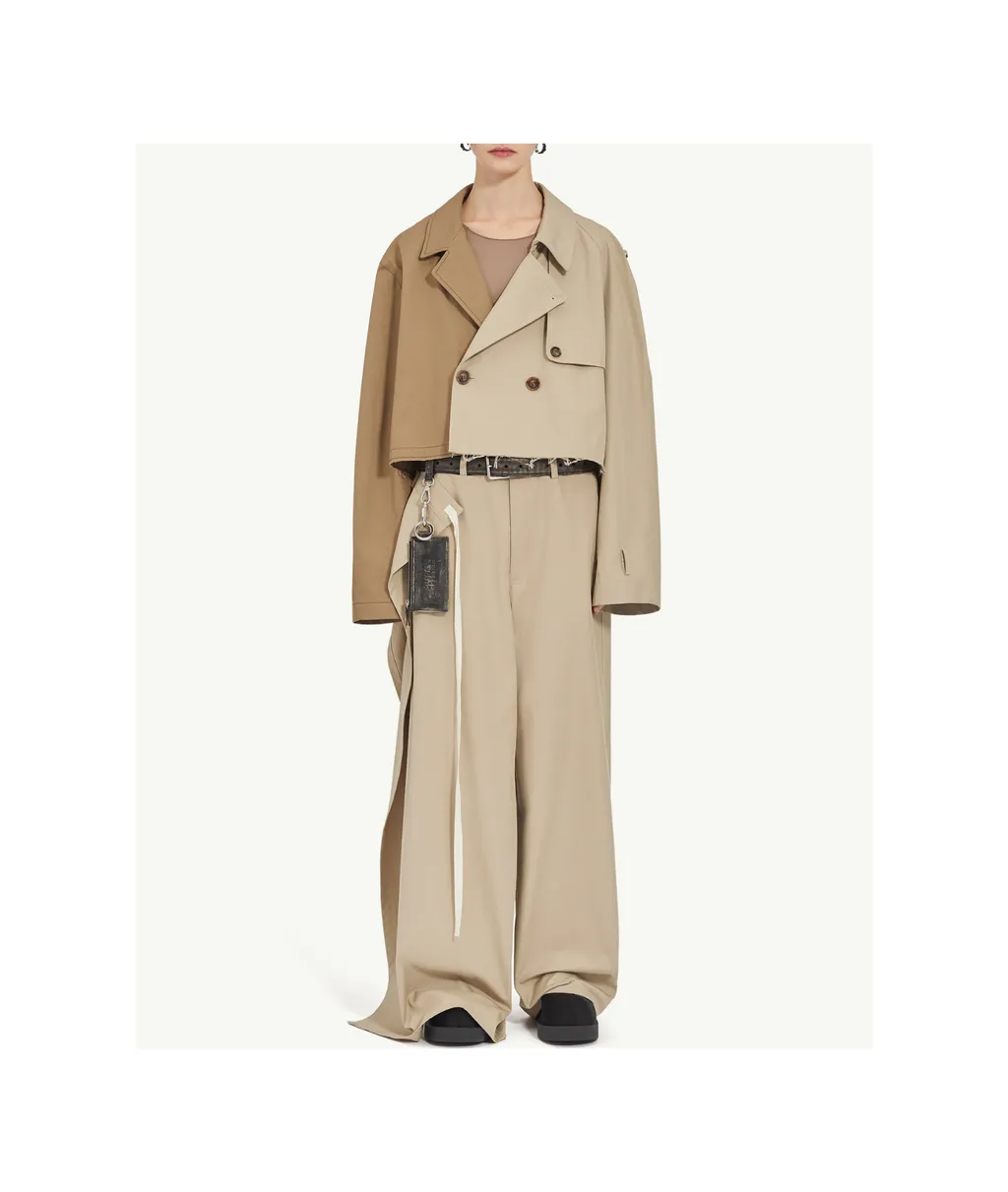 Cropped Trench Coat