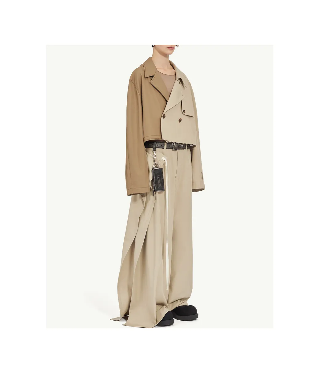 Cropped Trench Coat