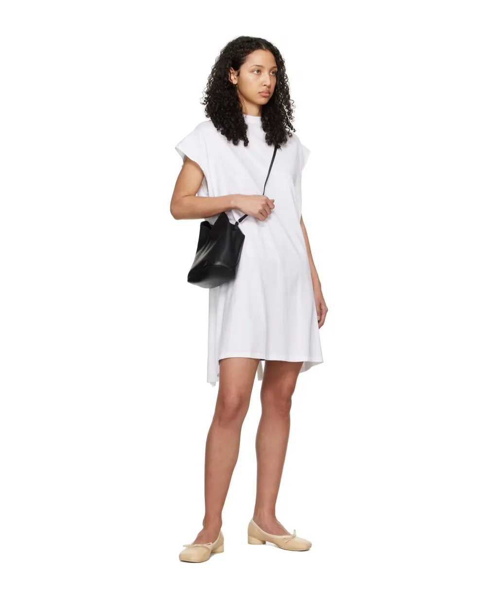 Round-Neck Mid-Length Dress