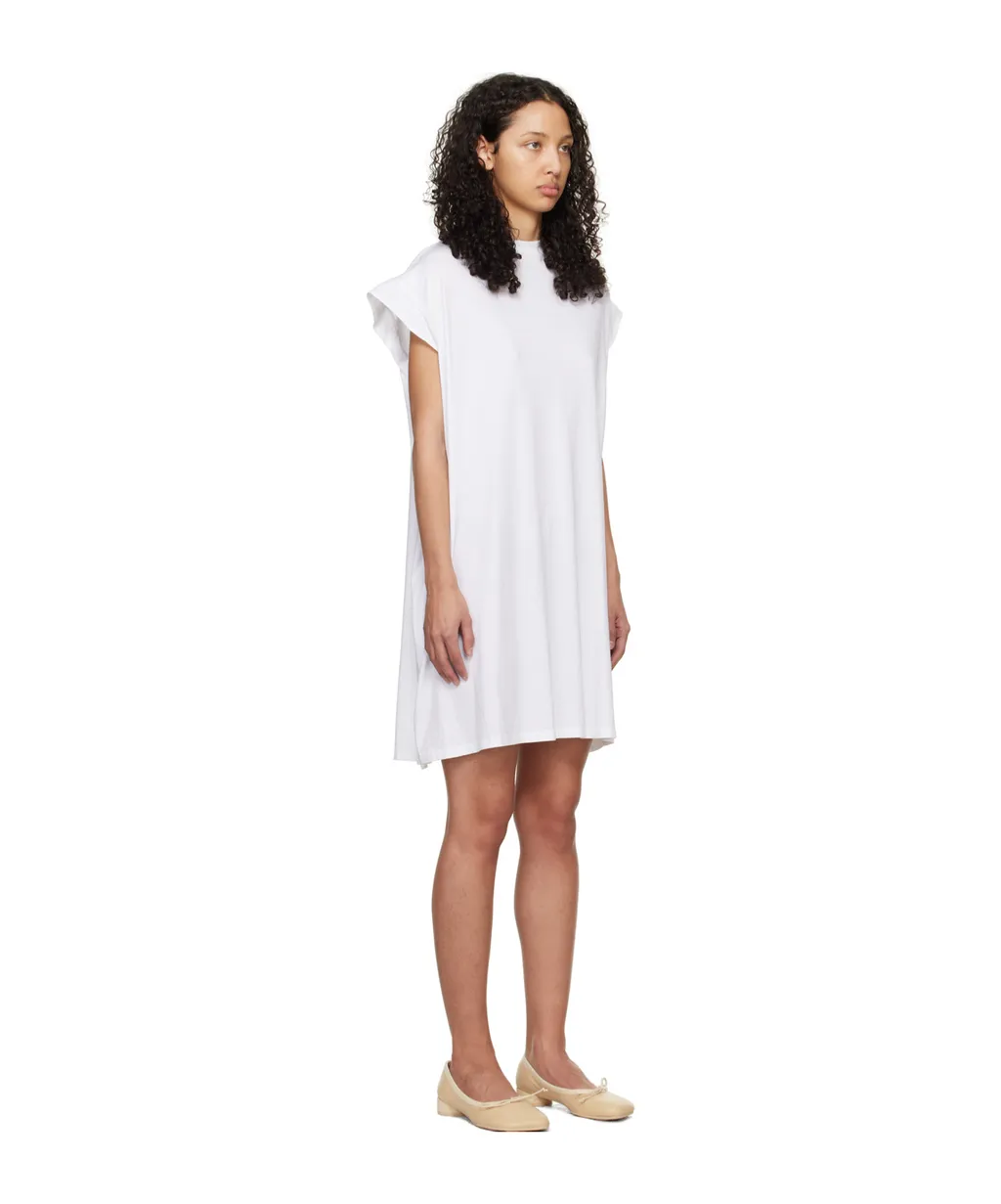 Round-Neck Mid-Length Dress