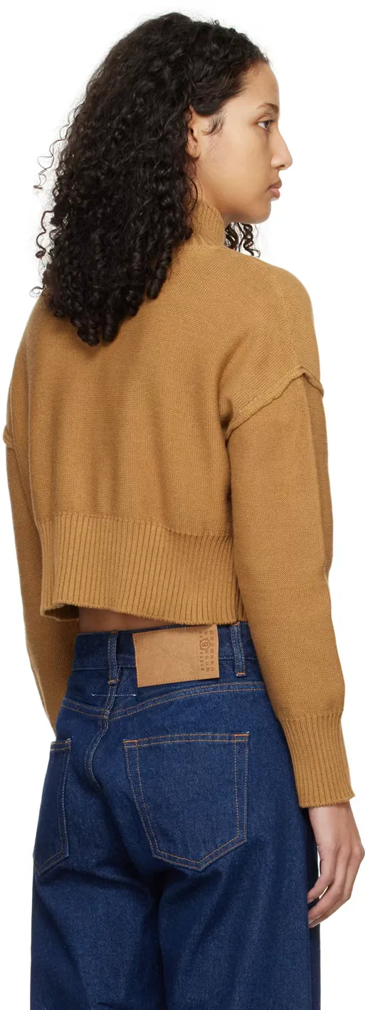 Broken Hole Detail Woolen Sweater